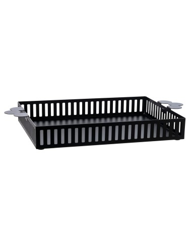 Arti & Mestieri - Vassoio moderno Old-31 x-nero 34,5 x 6H cm