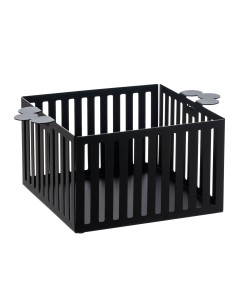 Arti & Mestieri - Cestino pane Old-28 x-nero 20 x 12H cm 2