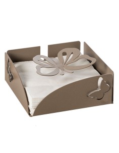 Arti & Mestieri - Portatovaglioli Farfalloso-17 x-beige 17P x 8H cm 2