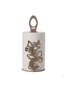 Arti & Mestieri - Porta rotoli Farfalloso-15 x-beige 33H cm