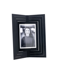 Arti & Mestieri - Portafoto di design Vibra grande-25 x-nero 31H cm (13 x 17 cm formato foto) 2