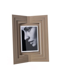 Arti & Mestieri - Portafoto di design Vibra grande-25 x-beige 31H cm (13 x 17 cm formato foto)