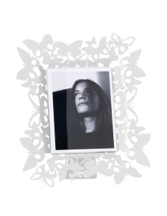 Arti & Mestieri - Portafoto di design Farfalloso verticale-26 x-bianco marmo 31H cm (13 x 17 cm formato foto) 2
