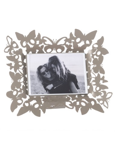 Arti & Mestieri - Portafoto di design Farfalloso orizzontale-30,5 x-sabbia 25,5H cm (17 x 13 cm formato foto)