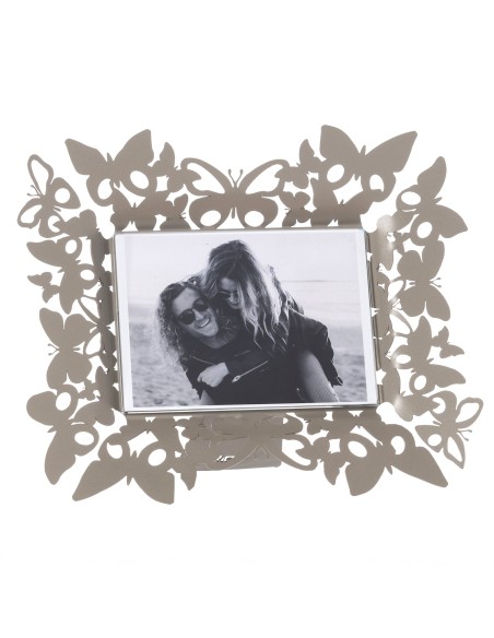 Arti & Mestieri - Portafoto di design Farfalloso orizzontale-30,5 x-sabbia 25,5H cm (17 x 13 cm formato foto)