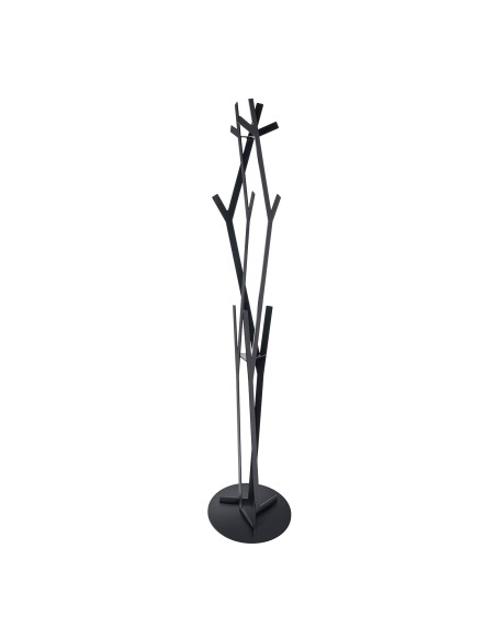 Arti & Mestieri - Appendiabiti da terra di design Uty-29,7 x-nero 177,8H cm