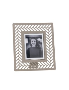 Arti & Mestieri - Portafoto di design Milleintrecci piccolo-19,2 x-sabbia 22,3H cm (9 x 12 cm formato foto) 2