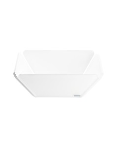 Vesta Home - Cestino Pane Like Water·bianco Monosatinato·21 X 21 X 7,5 H Th. 5 Mm
