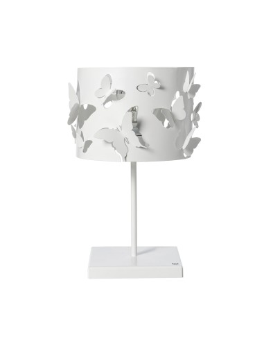 Arti & Mestieri - Lampada da tavolo moderna Farfallosa-20 x-bianco marmo 20 x 37,2H cm