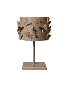 Arti & Mestieri - Lampada da tavolo moderna Farfallosa-beige 20 x 20 x 37,2H cm