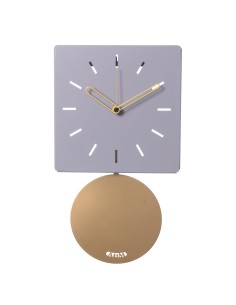 Arti & Mestieri - Orologio da parete di design Grace pendolo-glicine/oro laccato 24 x 43,5 cm di altezza (profondità 4 cm) 2