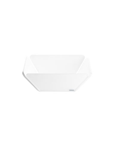 Vesta Home - Cestino Pane Like Water·bianco Monosatinato·21 X 21 X 7,5 H Th. 5 Mm