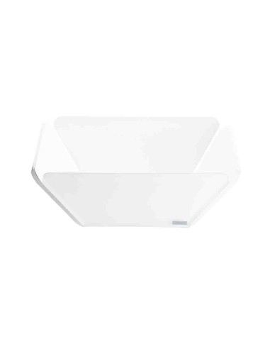 Vesta Home - Cestino Pane Like Water·bianco Monosatinato·21 X 21 X 7,5 H Th. 5 Mm