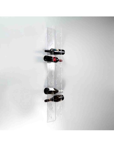Vesta Home - Portabottiglie Eno Big·trasparente·15,5 X 13 X 125 H Th. 5 Mm