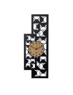 Arti & Mestieri - Orologio di design da parete Vogue-34,5 x-nero/oro laccato 90H cm 2