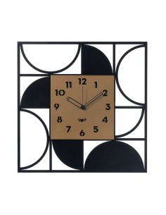 Arti & Mestieri - Orologio da parete di design Glam-50 x-nero/oro laccato 50H cm 2