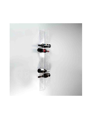 Vesta Home - Portabottiglie Eno Big·trasparente·15,5 X 13 X 125 H Th. 5 Mm