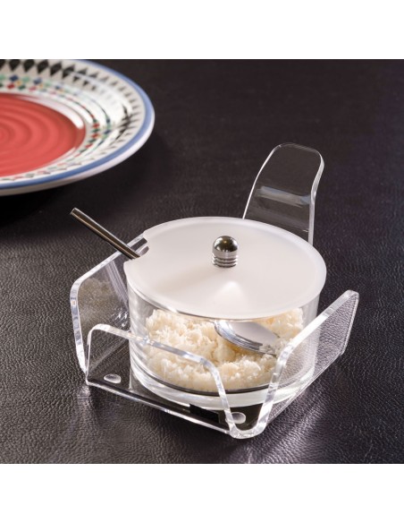 Vesta Home - Formaggera Tonda Like Water·trasparente·10,5 X 10,5 X 10 H Th. 5 Mm
