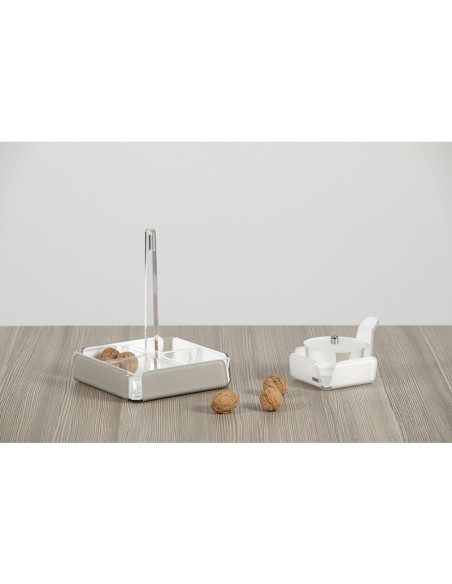 Vesta Home - Formaggera Tonda Like Water·bianco Monosatinato·10,5 X 10,5 X 10 H Th. 5 Mm
