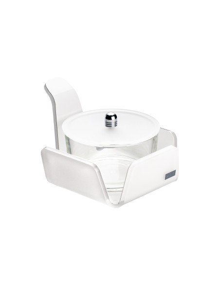 Vesta Home - Formaggera Tonda Like Water·bianco Monosatinato·10,5 X 10,5 X 10 H Th. 5 Mm