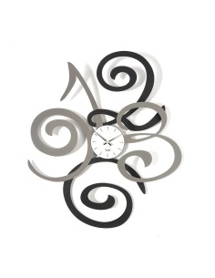Arti & Mestieri - Orologio da parete moderno Filomena-80 x-fango/nero 93 m di altezza