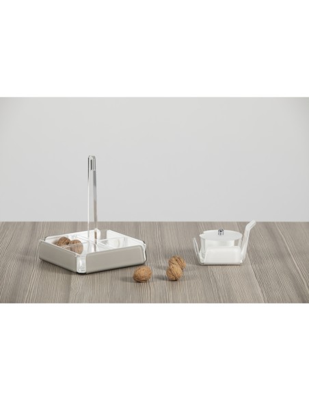 Vesta Home - Formaggera Tonda Like Water·bianco Monosatinato·10,5 X 10,5 X 10 H Th. 5 Mm