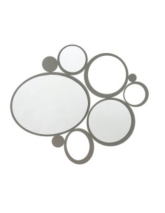 Arti & Mestieri - Specchio particolare da parete Bubbles-90 x-fango 79h cm 2