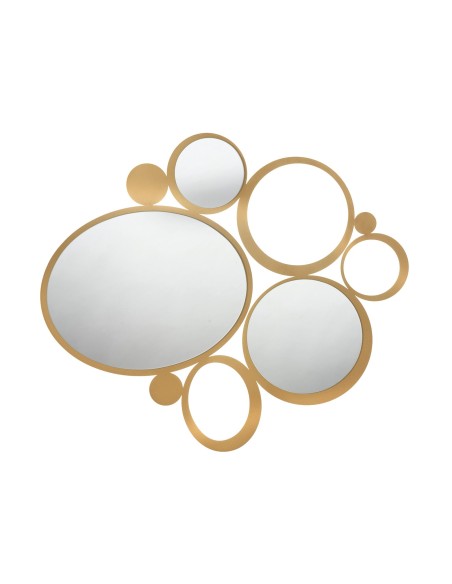 Arti & Mestieri - Specchio particolare da parete Bubbles-90 x-oro trasparente 79h cm