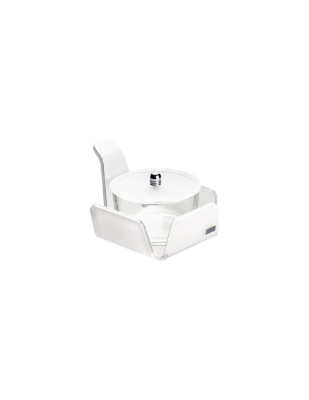 Vesta Home - Formaggera Tonda Like Water·bianco Monosatinato·10,5 X 10,5 X 10 H Th. 5 Mm