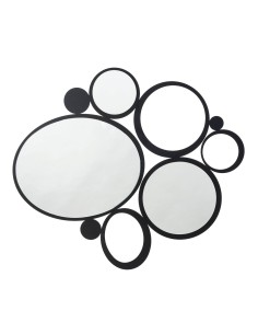 Arti & Mestieri - Specchio particolare da parete Bubbles-90 x-nero 79h cm 2