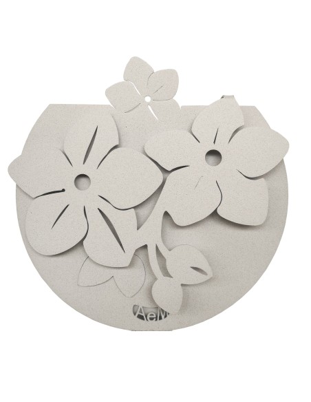 Arti & Mestieri - Porta umidificatore di design Fior di Loto-20 x-bianco marmo 20 cm di altezza