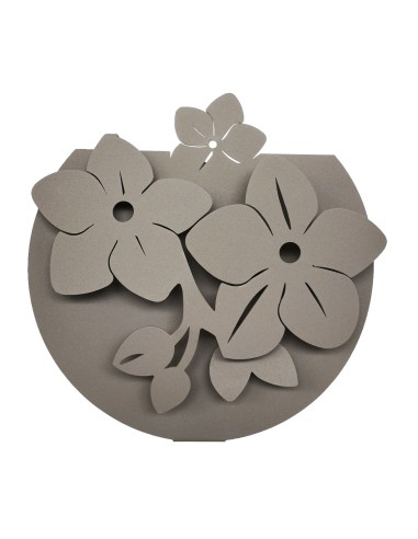 Arti & Mestieri - Porta umidificatore di design Fior di Loto-fango 20 x 20 cm di altezza