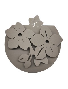 Arti & Mestieri - Porta umidificatore di design Fior di Loto-fango 20 x 20 cm di altezza 2