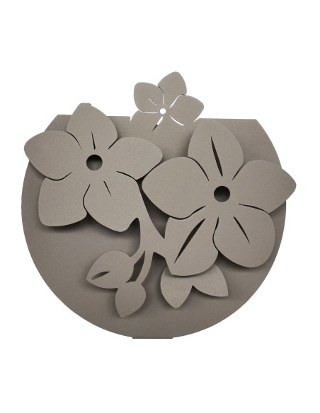 Arti & Mestieri - Porta umidificatore di design Fior di Loto-fango 20 x 20 cm di altezza