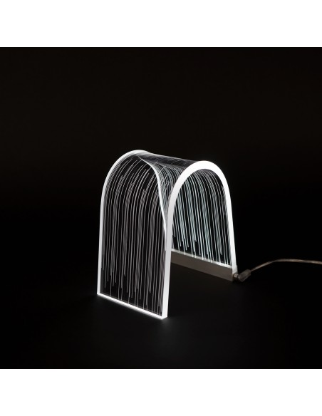Vesta Home - Lampada Piccola Arc·line·15,5 X 10.5 X 17,5 H Th. 10 Mm