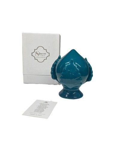 Sharon Italia - Pumo in ceranica ottanio cm 8,5 x 12h