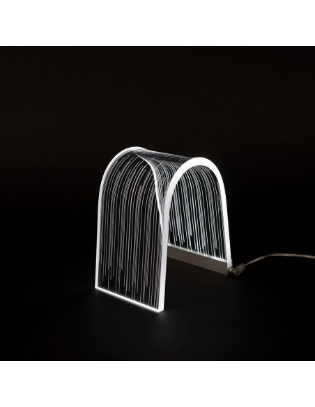Vesta Home - Lampada Piccola Arc·line·15,5 X 10.5 X 17,5 H Th. 10 Mm