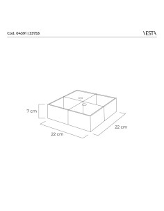 Vesta Home - Only Coffee·basic·22 X 22 X 7 H Th. 3 Mm 2