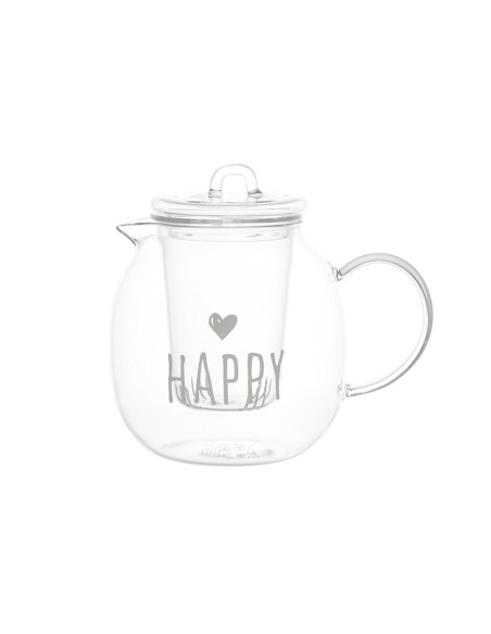 Simple Day - Teiera in Vetro 600ml Happy