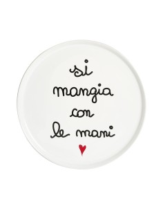 Simple Day - Piatto Pizza 31.5cm Si Mangia con Le Mani - Nuova Forma 2