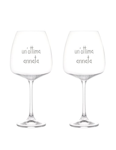 Simple Day - Set 2 Calici 77cl Un Ottima Annata