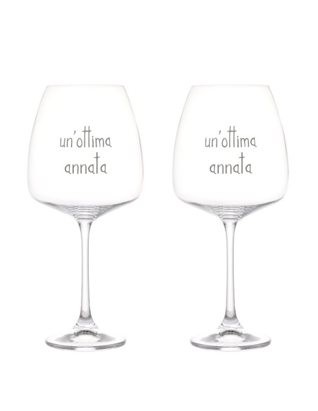 Simple Day - Set 2 Calici 77cl Un Ottima Annata