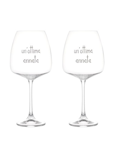Simple Day - Set 2 Calici 77cl Un Ottima Annata