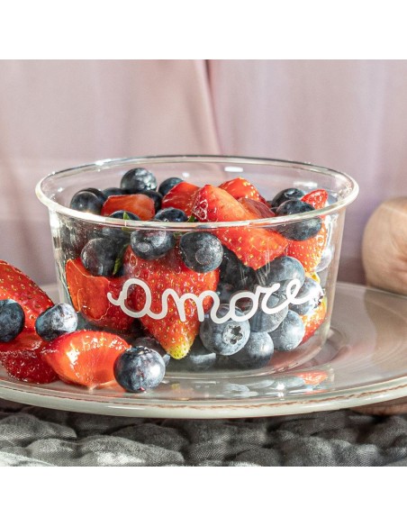 Simple Day - Set 2 Coppette in Vetro Amore
