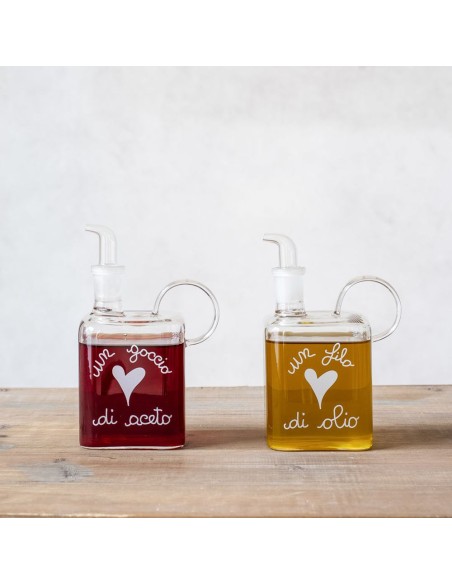 Simple Day - Bottiglia in Vetro 400ml Un Filo di Olio