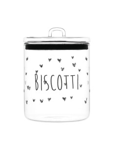Simple Day - Barattolo in Vetro Ø15cm Biscotti Cuori