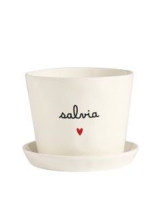Simple Day - Vaso D15x12cm Salvia Cuore