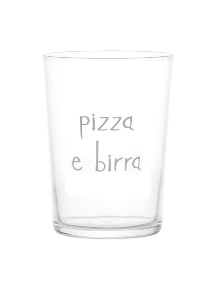 Simple Day - Bicchiere Pizza e Birra 50cl