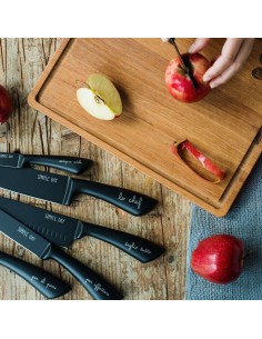 Simple Day - Set 6 Coltelli per La Cucina Nero 2