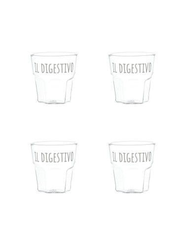 Simple Day - Set 4 Bicchieri Il Digestivo